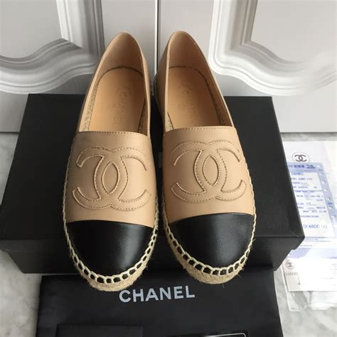 chanel women's wedge shoes